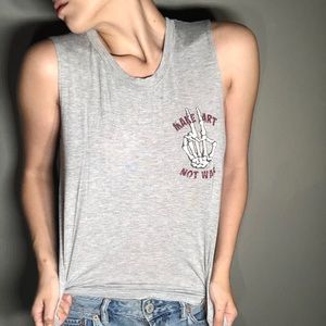 Paper Thin Grunge “Make Art” Tank